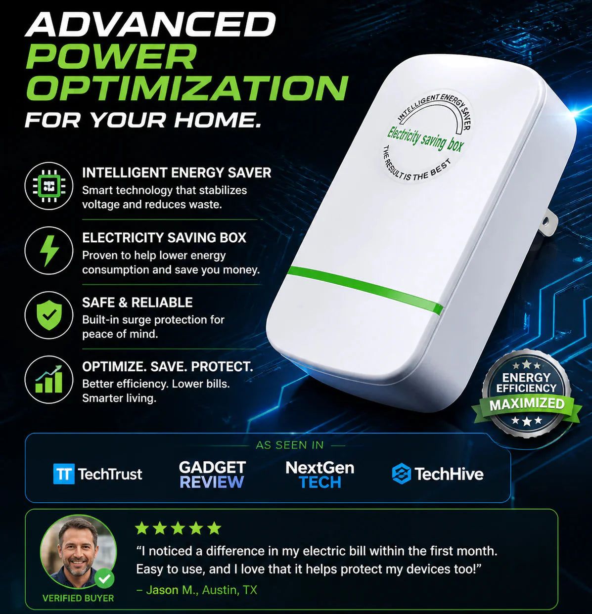 ⭐Household Electricity Saving Box
