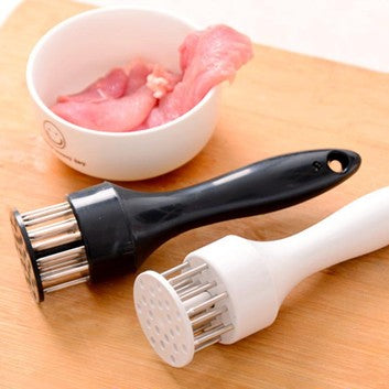 Megashytcosh Professional Dual-Sided Meat Tenderizer Tool: Stainless Steel Meat Hammer & Needle Scorper for Steaks, Pork, and Poultry