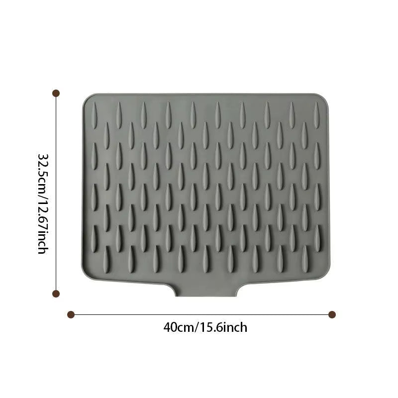 BVJ®Heavy-Duty 3-in-1 Silicone Mat: Drainer, Trivet & Chopping Cushion(✨2026 New Upgrade)