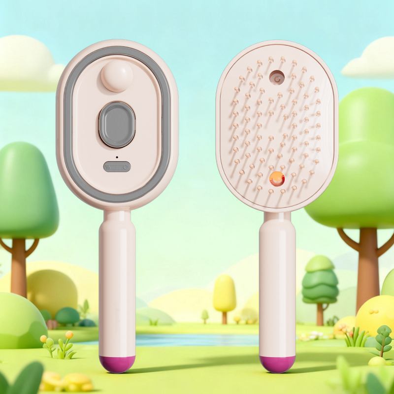 🍃BVJ®Electric Spray & Massage Hair Brush