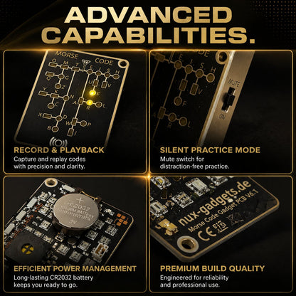🎁Last Day 50% OFF -📟 Morse Code Trainer Card Pro (LED Edition)