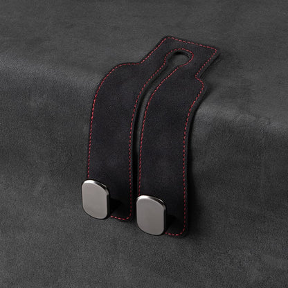 🔥LAST DAY SALE 50% OFF - 🚗BVJ®Car Seat Back Alcantara Storage Hook - 💥Double Hook Holder for Convenient Storage