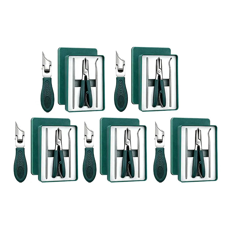 Buy 3 GET 2 FREE🎁Eagle Beak Angled Nail Clippers 3-Piece Set (With Nail Lifter & File) — Podiatrist-Grade Thick & Ingrown Toenail Trimmer 🦶✂️