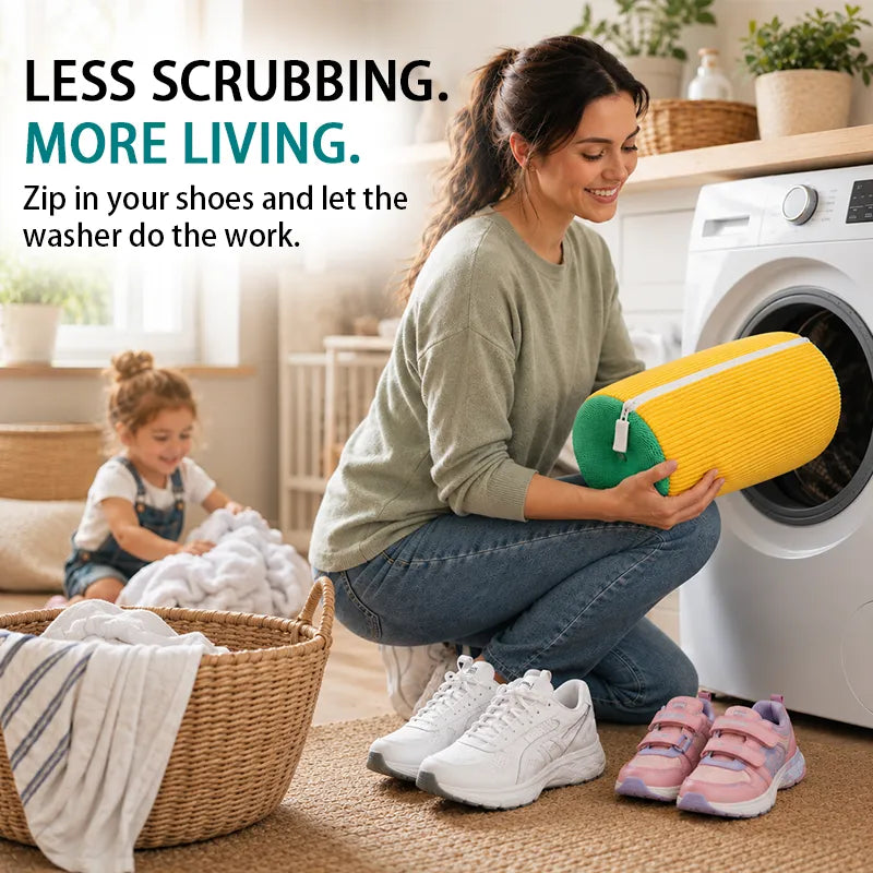 👟🫧Shoe Washing Machine Bag – Durable Laundry Protector for Sneakers
