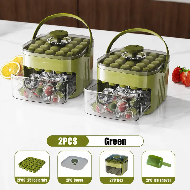 🔥Summer Kickoff: Up to 50% OFF 🔥 All-In-One Ice Maker & Storage Bin(Green)