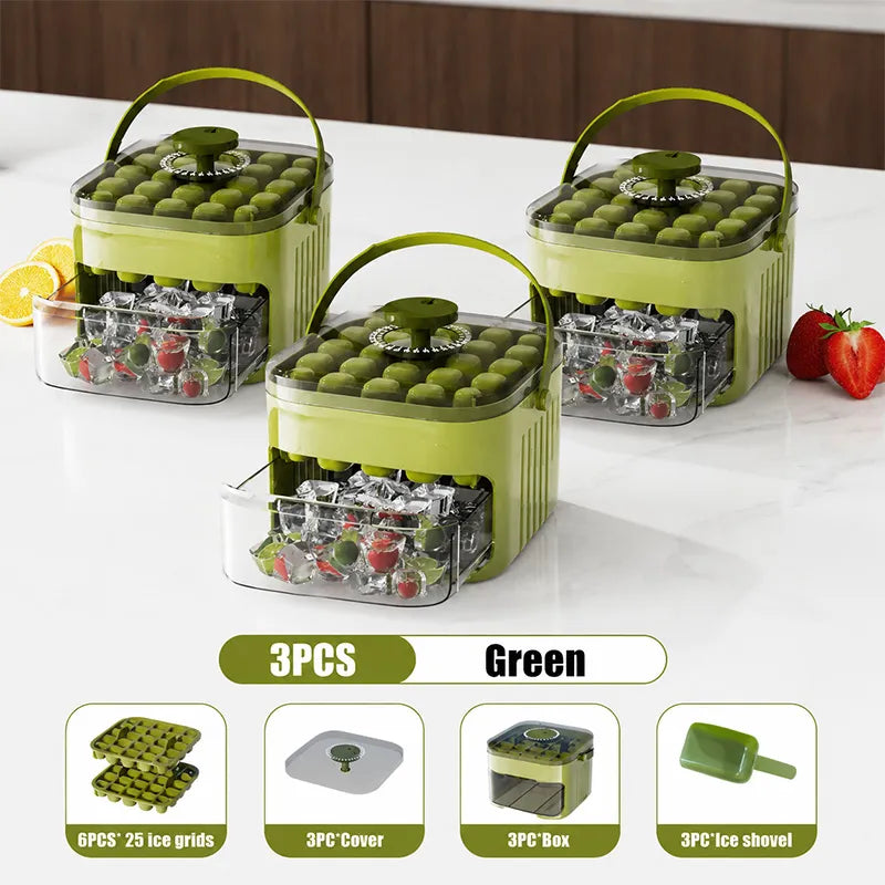 🔥Summer Kickoff: Up to 50% OFF 🔥 All-In-One Ice Maker & Storage Bin(Green)
