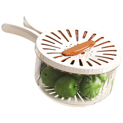 🔥2026 Hot Sale🧺BVJ® Collapsible Drain Basket with Handle – Wash, Drain & Fresh Storage All-in-One 💧✨