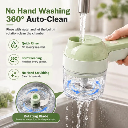 🔥 [BUY 2 GET 1 FREE] 5-in-1 Handheld Electric Vegetable Cutter & Garlic Mincer Set ⚡🥦 (JG)