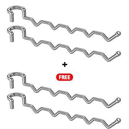 🔥[BOGO FREE Today Only] Stainless Steel Instant Hanging Drying Rack — Tool-Free Balcony Space Saver ✨