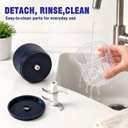 💕Hot sale 49% OFF⚡ Mini Electric Food Shredder – Portable USB Meat Grinder & Garlic Chopper (JG)