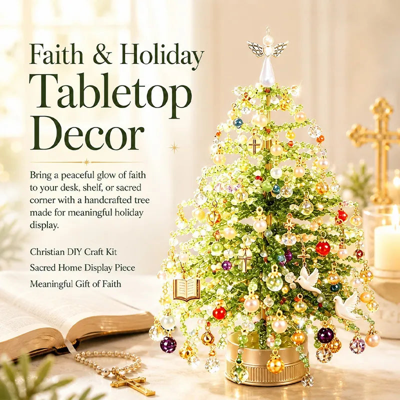 🔥 [50% OFF TODAY] DIY Sparkling Beaded Christmas Tree Kit — Create Magical Holiday Memories at Home 🎄✨ (JG)