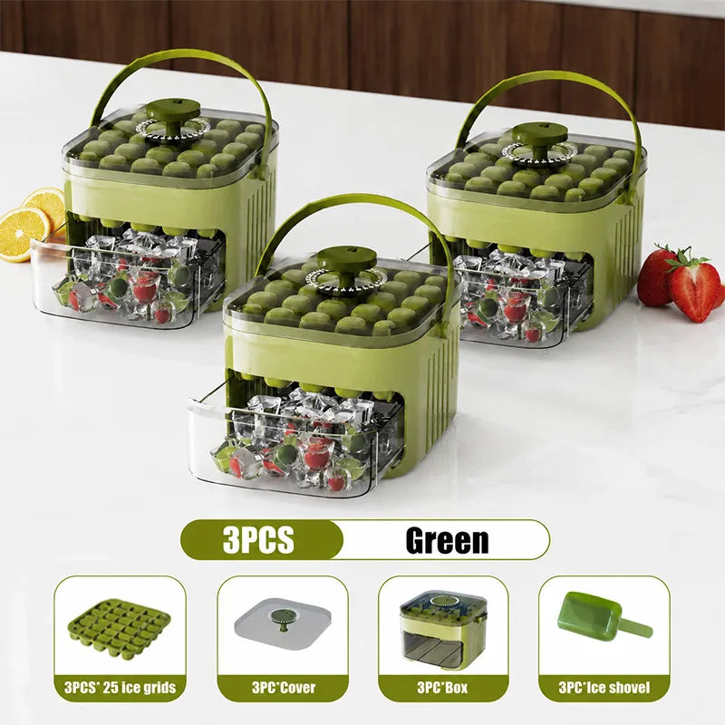 🔥Summer Kickoff: Up to 50% OFF 🔥 All-In-One Ice Maker & Storage Bin(Green)