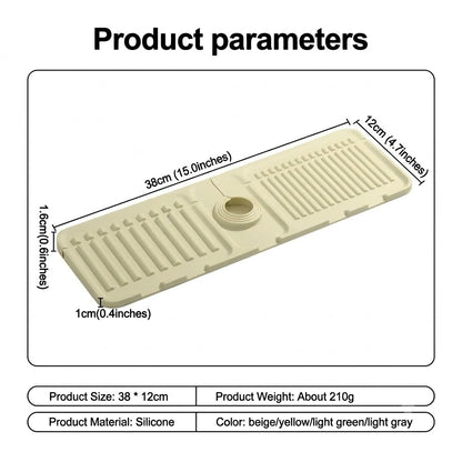 🔥 Hot Sale 50% OFF 🔥BVJ®Minimalist Auto-Draining Silicone Sink Mat