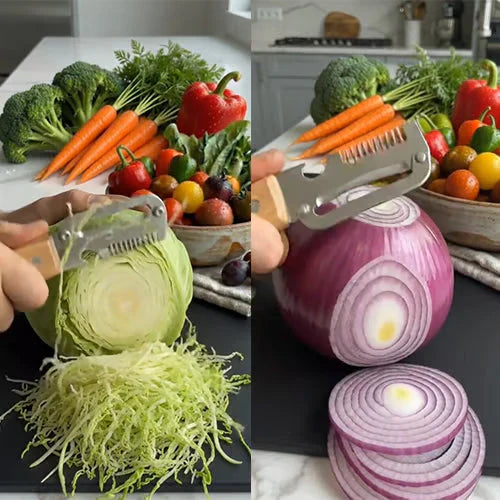 ✨🔪 Multi-Functional Stainless Peeler 🥕