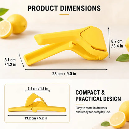 BVJ®Universal Fruit Press & Squeezer, ✨Food-Grade PP (BPA-Free), ✅Dishwasher Safe