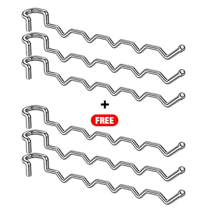 🔥[BOGO FREE] Stainless Steel Instant Hanging Drying Rack — Tool-Free Balcony Space Saver ✨ (JG)