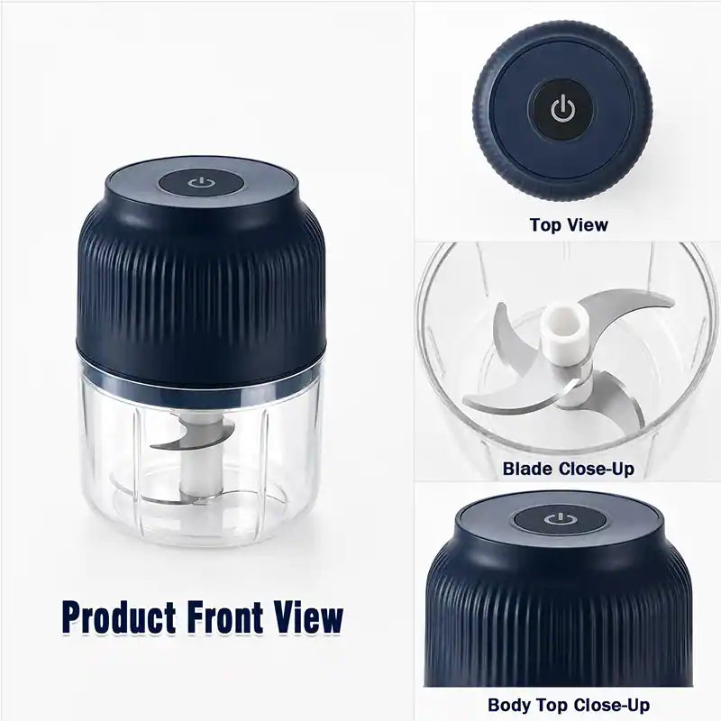 💕Hot sale 49% OFF⚡ Mini Electric Food Shredder – Portable USB Meat Grinder & Garlic Chopper (JG)