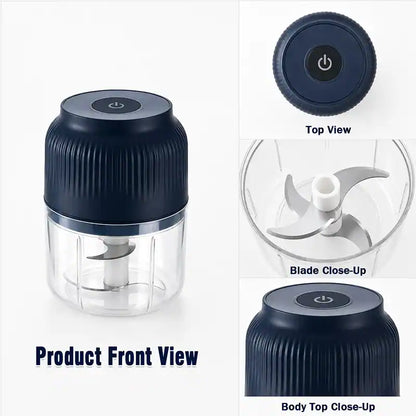 💕Hot sale 49% OFF⚡ Mini Electric Food Shredder – Portable USB Meat Grinder & Garlic Chopper