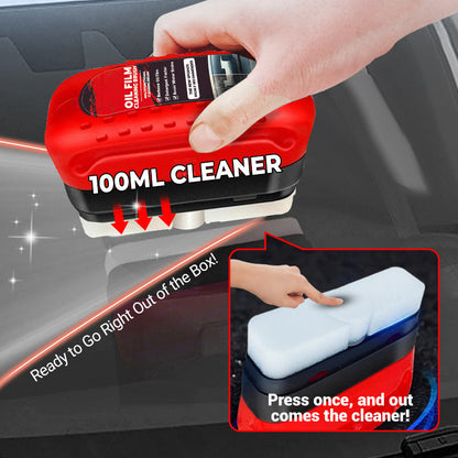 🌟MAVONIQUECOSH®2-in-1 Pro-Clarity Glass Oil Film Remover - Crystal Clear Vision in Seconds (Copy)