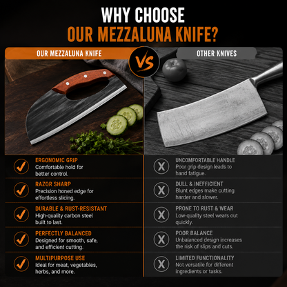 ⭐ MAVONIQUECOSH®Hand-Forged Kitchen Slicing Cleaver 🍖