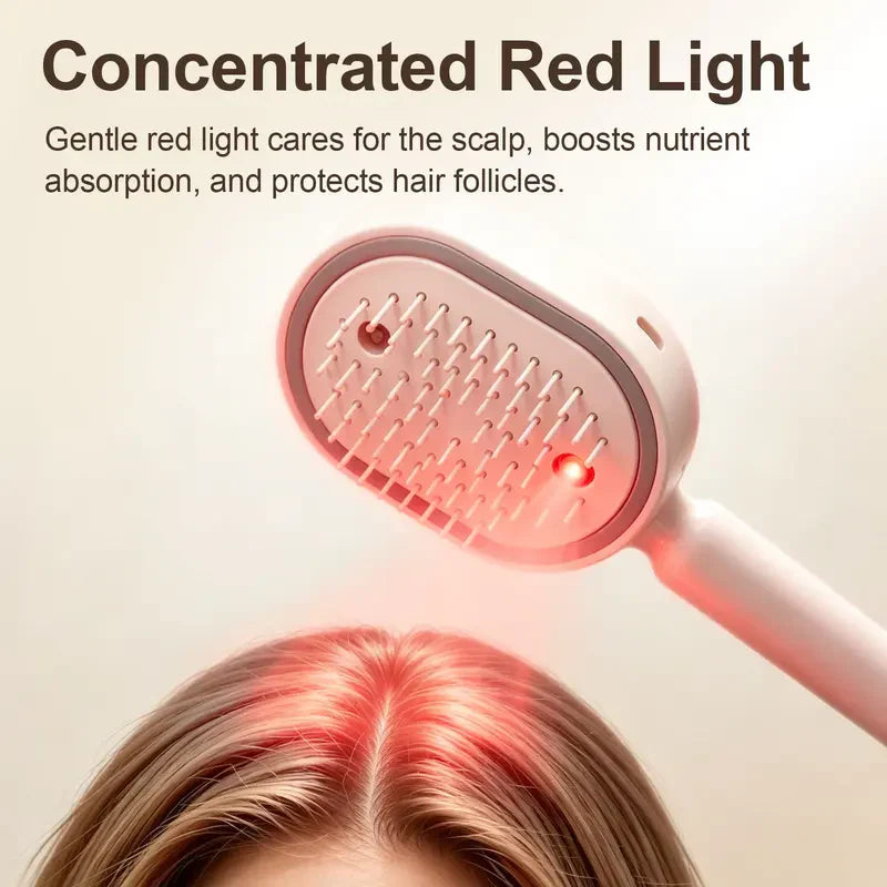 ⭐🍃Electric Spray & Massage Hair Brush