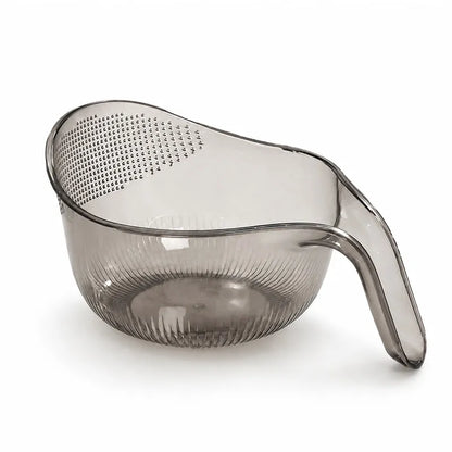 Multipurpose Rice Washing Bowl Strainer with Handle-JG