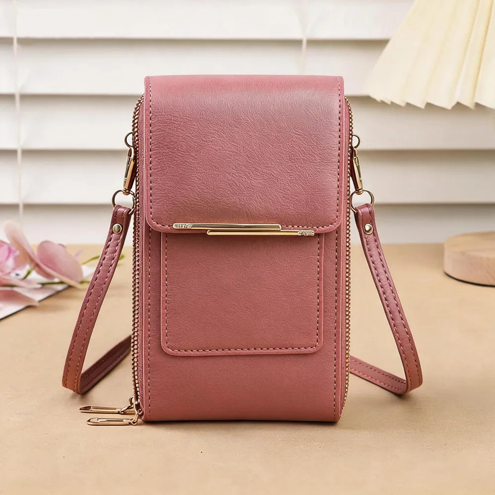 ⭐MAVONIQUECOSH®🔥2026 Trendy Minimalist Elegant Women's Touchscreen Crossbody Phone Wallet (Copy)