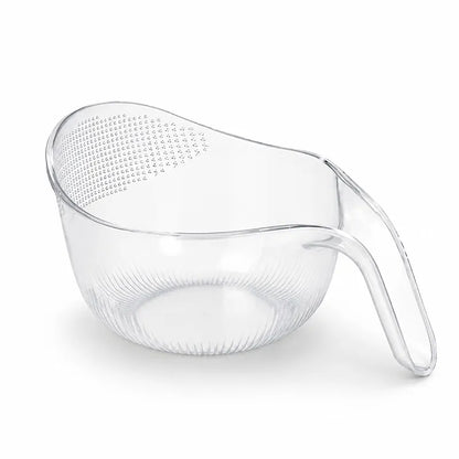 Multipurpose Rice Washing Bowl Strainer with Handle-JG