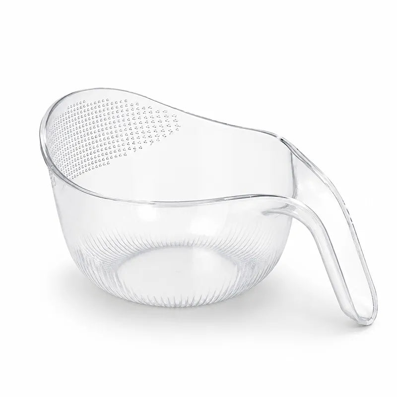 Multipurpose Rice Washing Bowl Strainer with Handle