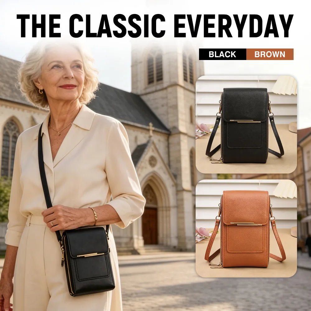 ⭐MAVONIQUECOSH®🔥2026 Trendy Minimalist Elegant Women's Touchscreen Crossbody Phone Wallet (Copy)