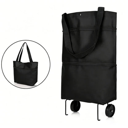 🔥LAST DAY SALE 50% OFF⏰MAVONIQUECOSH®🔥 2-in-1 Convertible Grocery Bag & Rolling Shopping Cart