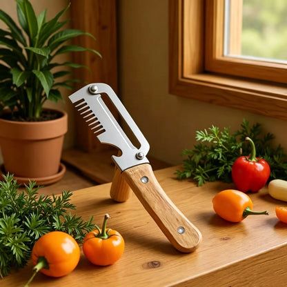 ✨🔪 Multi-Functional Stainless Peeler 🥕