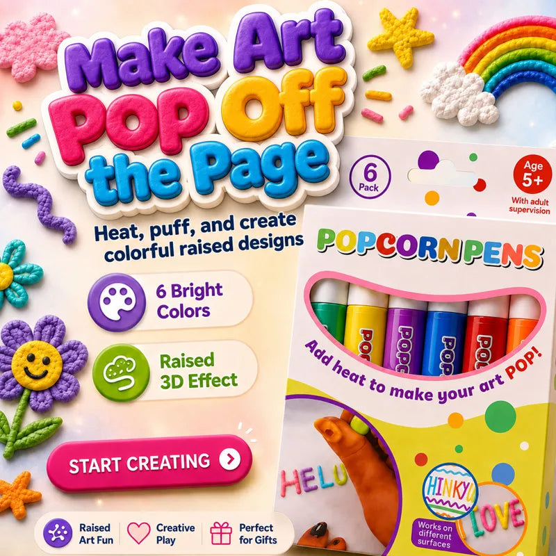 3D Relief Art Pen – Turn Flat Drawings Into Touchable 3D Art🪄 (JG)