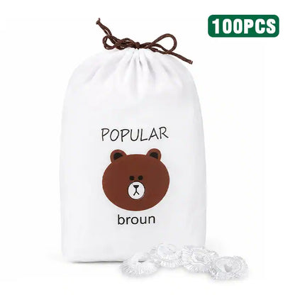 🥳LAST DAY SALE⏰️ BUY 2 GET1 FREE🎁🥳100PCS Disposable Stretch Food Covers for Bowls & Plates🛒