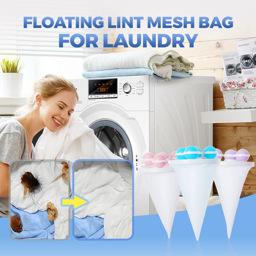 ⭐Floating Lint Mesh Bag – Catches hair & lint, reusable, protects washing machine & drain. 🚿✨ (Copy)