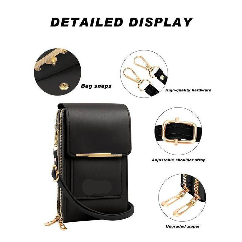 ⭐MAVONIQUECOSH®🔥2026 Trendy Minimalist Elegant Women's Touchscreen Crossbody Phone Wallet (Copy)
