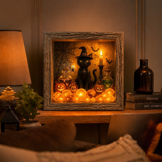 Halloween Shadow Box Night Light