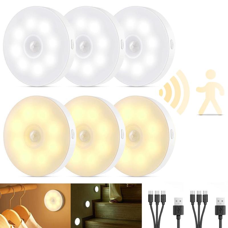 BVJ®💡2-in-1 Stick-On Night Light (Motion + Steady Glow)