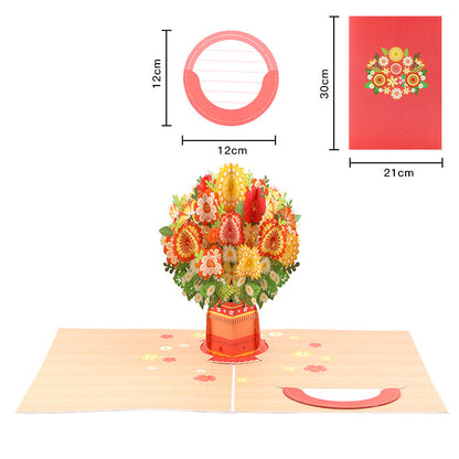 🌹 FOREVER-BLOOMING 3D VALENTINE'S POP-UP CARD