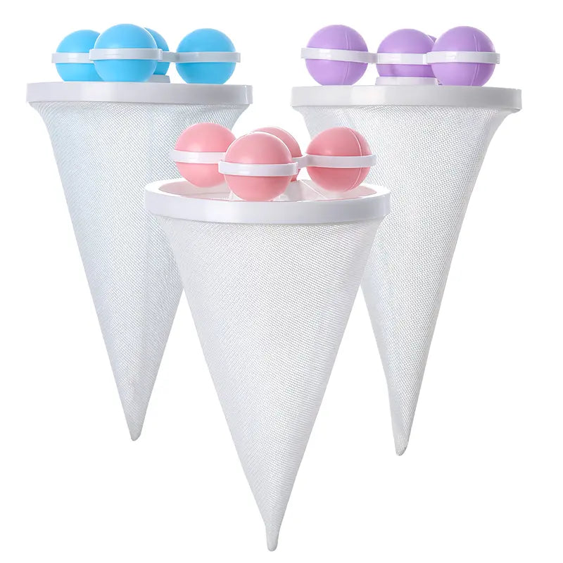 🥳2026 HOT SALE🎁💞50K+ SOLD!🧺🧼BVJ® Floating Lint Mesh Bag – Catches hair & lint, reusable, protects washing machine & drain. 🚿✨