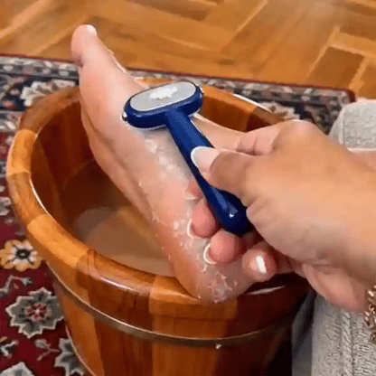 🦶 [50% OFF TODAY] Dual-Sided Foot Callus Remover & Scraper — Replaceable Stainless Steel Blades for Silky Smooth Heels ✨ (JG)