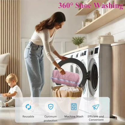 Shoe Washing Machine Bag – Durable Laundry Protector for Sneakers (JG)