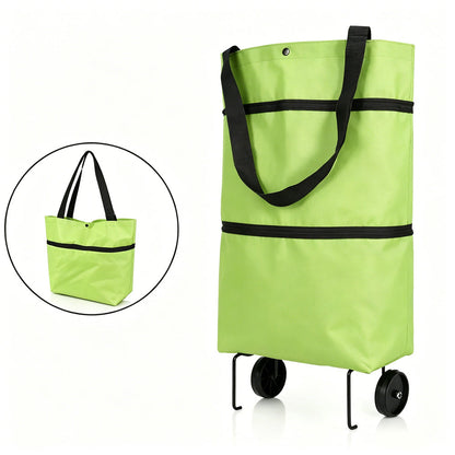 ⭐⭐MAVONIQUECOSH®🔥 2-in-1 Convertible Grocery Bag & Rolling Shopping Cart