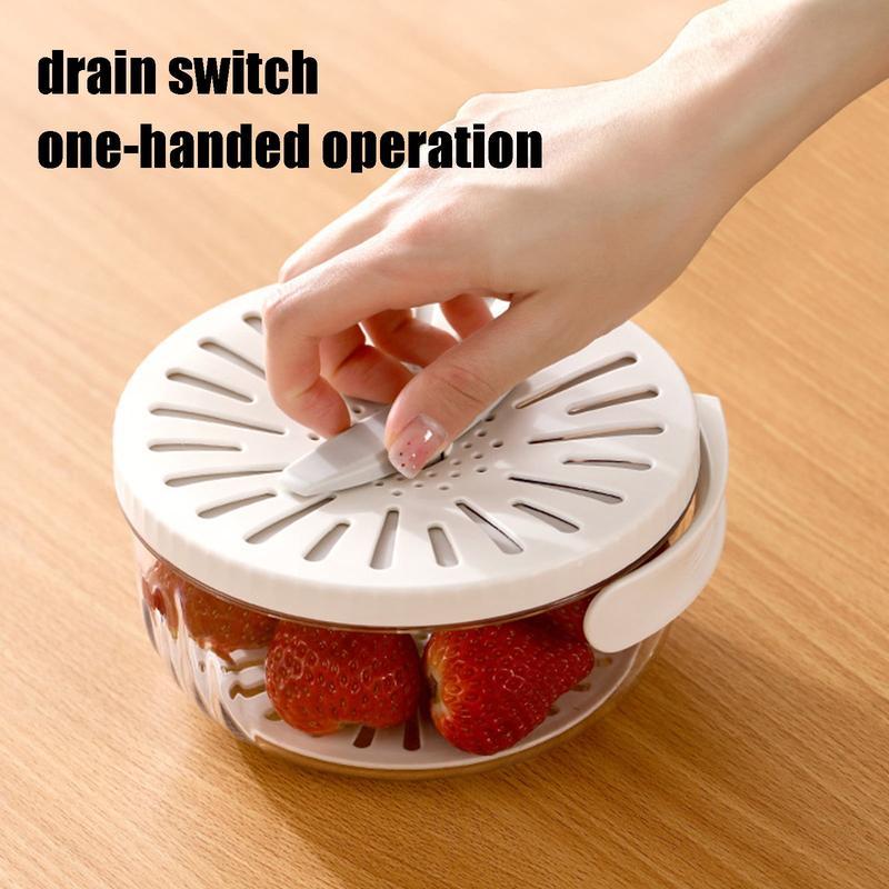 🔥2026 Hot Sale🧺BVJ® Collapsible Drain Basket with Handle – Wash, Drain & Fresh Storage All-in-One 💧✨