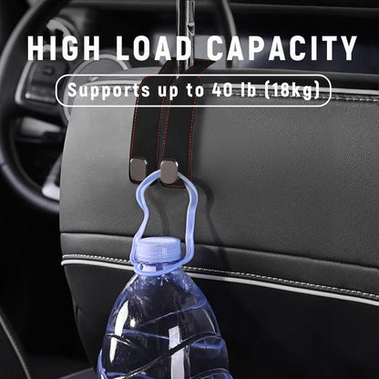 🔥LAST DAY SALE 50% OFF - 🚗BVJ®Car Seat Back Alcantara Storage Hook - 💥Double Hook Holder for Convenient Storage