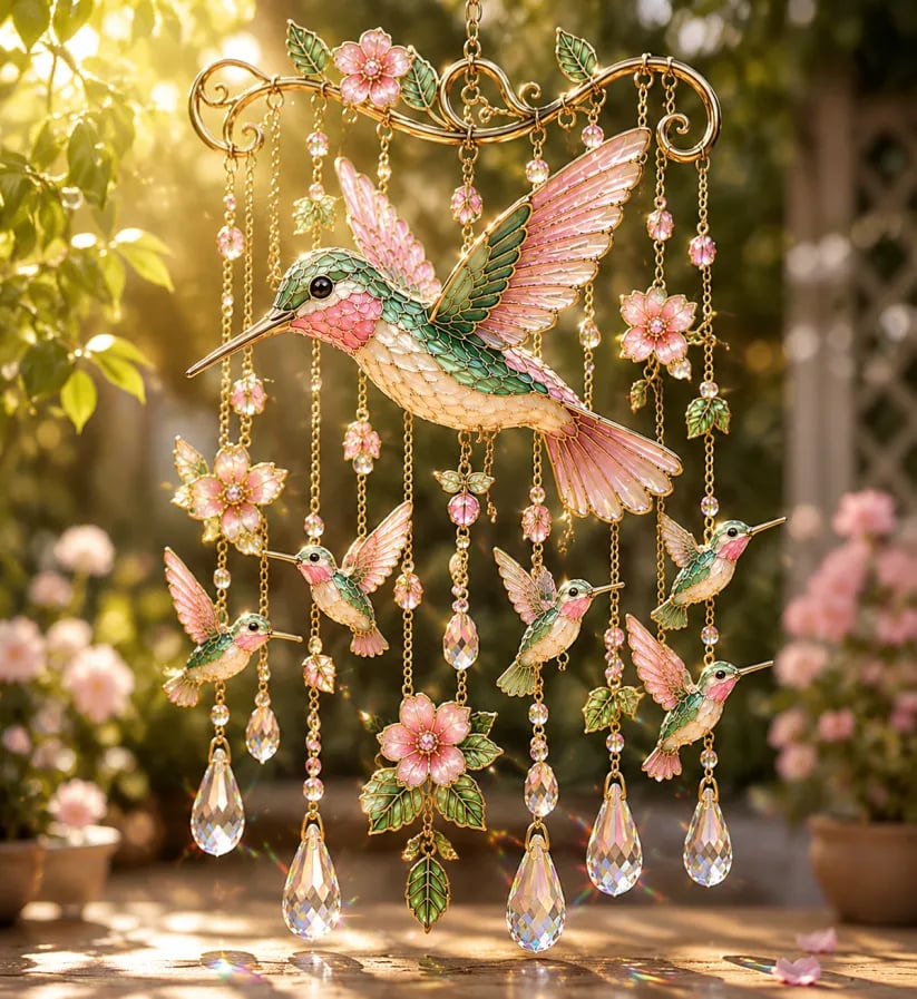 🎁Last Day 49% OFF - 🐦🎐Graceful Hummingbird Wind Chime