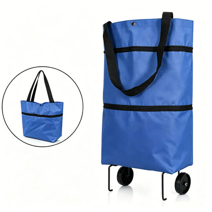 ⭐⭐MAVONIQUECOSH®🔥 2-in-1 Convertible Grocery Bag & Rolling Shopping Cart