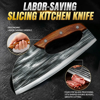 🔥 50% OFF  🎁 | BVJ®Hand-Forged Kitchen Slicing Cleaver 🍖