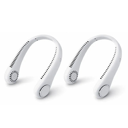 ⭐Portable Neck Fan, Bladeless Wearable Personal Fan, Hands-Free Cooling for Outdoor & Office (Copy)