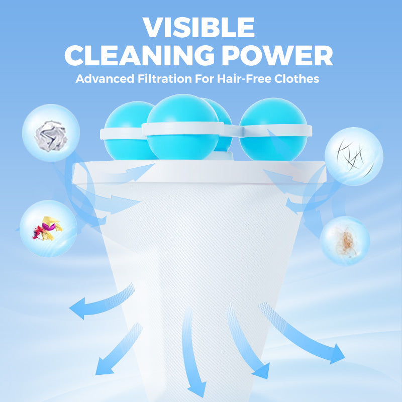 ⭐Floating Lint Mesh Bag – Catches hair & lint, reusable, protects washing machine & drain. 🚿✨ (Copy)